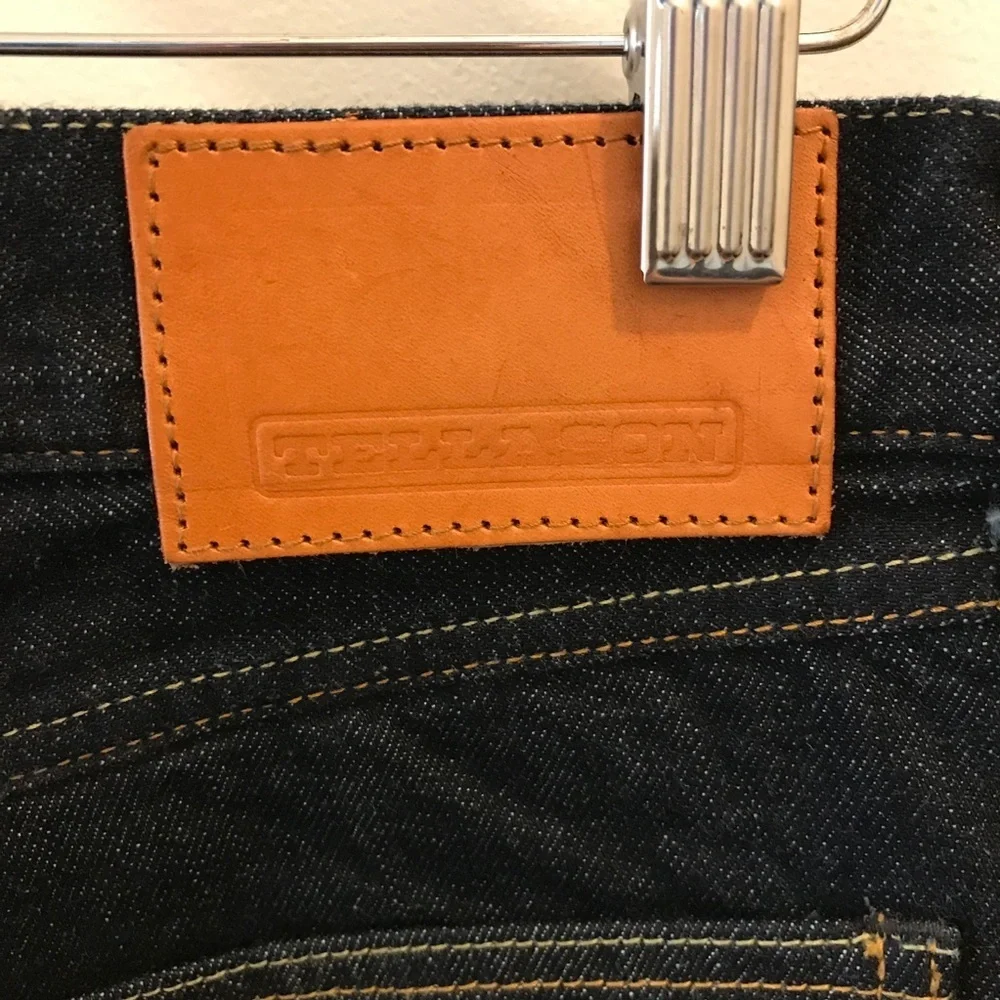 Tellason Selvedge Jeans Dark Wash 27 31 Men’s blue